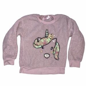 Unicorn Faux Fur Pullover